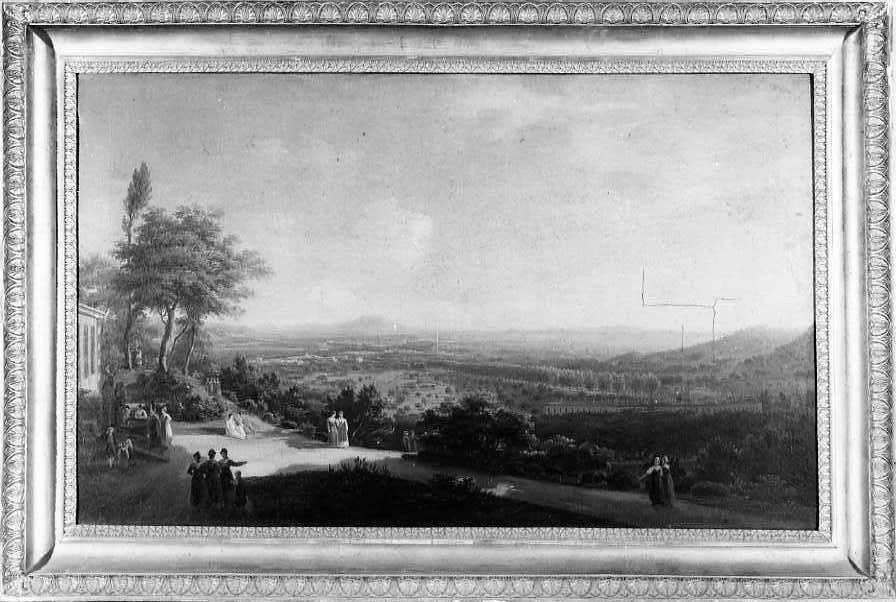 Paesaggio con veduta napoletana - Reggia di Caserta